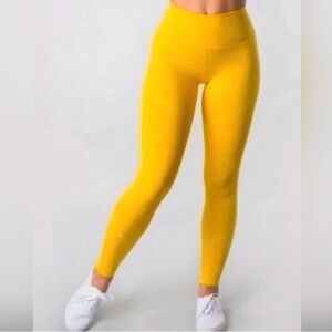 Alphalete Yellow Leggings